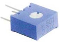 Подстроечный резистор, номинальное сопротивление 5.0 кОм, угол поворота 270 градусов, выводы 3P, на плату, марка 3386H, производитель BARONS