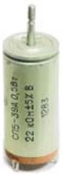 Подстроечный резистор, номинальное сопротивление 10 Омк, номинальная мощность 0.5 Вт,характеристика В, марка СП5-39А