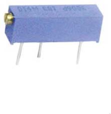 Подстроечный резистор, номинальное сопротивление 10 кОм, количество оборотов 15, выводы 3P, на плату, марка 3006P103, производитель BARONS