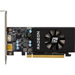 Видеокарта PowerColor PCI-E 4.0 AXRX 6400 LP 4GBD6-DH AMD Radeon RX 6400 4Gb ...