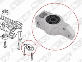 ST3C0199231E, Сайлентблок задний переднего рычага 0516 0515 07 5 11 0614