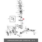 05105311AH, Амортизатор подвески