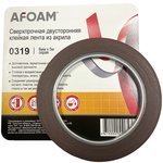 0319 Акриловая двусторонняя клейкая лента AFOAM® 6 мм х 5м х 0,8мм, серый