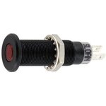 3448B1R1R54UCL1, LED Indicator, Faston Terminal, 2.8 x 0.5 mm, Fixed, Red, DC, 28V