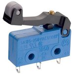 1050.5305, Micro Switch 1050, 2A, 1CO, 0.6N, Roller Lever
