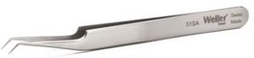 51SA, Tweezers Precision Stainless Steel Pointed / 30° Angled 115mm