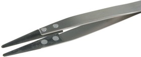249CF.SA.1, Assembly Tweezers, Stainless Steel, Straight / Strong / Thick, 130mm, ESD