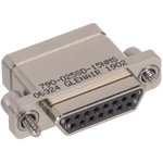 790-025SD-15NMS, D-Sub Micro-D Connectors CBL PLUG W/SKT CONT 15CONT #23AWG