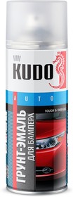 KU-6203, Краска аэрозольная для бампера графит Kudo 520 мл