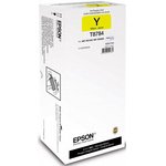 C13T878440, Контейнер EPSON T8784 желтый экстраповышенной емкости для ...