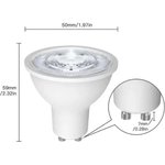 Светодиодная лампа GU10 Smart LED Bulb GU10 модели WB-TD-RWW-GU10