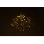 Светодиодная новогодняя гирлянда ЭРА ENIS-90W подвесной светильник Салют теплый ...