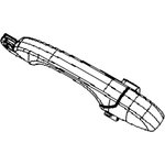 1MW30AXRAE, ручка двери наружная [ORG]