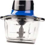 Чоппер электрический GALAXY LINE GL 2357, синий, стеклянная чаша 0,75 л, 400 Вт ...