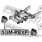 SGM-REXF, Подушка двигателя передняя (гидравлическая)