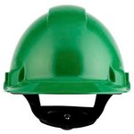 G30NGP, Peltor Uvicator G3000 Green Safety Helmet , Ventilated