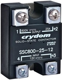 Фото 1/3 SSC1000-25-24, Contactors - Solid State CONTACTOR 20-24VDC
