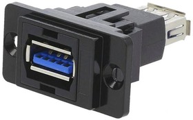 Фото 1/3 CP30705NMB, USB ADAPTER, 3.0 TYPE A RCPT-A RCPT