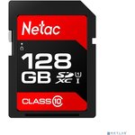 Носитель информации Netac P600 128GB SDXC U1/C10 up to 80MB/s, retail pack
