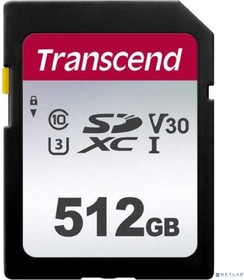 Фото 1/5 SecureDigital 512Gb Transcend TS512GSDC300S {SDXC Class 10, UHS-I U3}