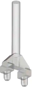 VLP1-F-4, LED Light Pipes LED Light Pipe,Clr,Vertical,21.8MM, LED Light Pipe,Clr,Vertical,1K/BAG