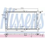 61651A, Радиатор системы охлаждения DAEWOO: NEXIA (KLETN) 1.5/1.5 16V 95-97  ...