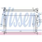 630121, Радиатор системы охлаждения OPEL: VECTRA B (31_/36_/38_) ...