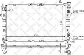 1025254SX, Радиатор системы охлаждения АКПП Mazda 626 1.8/2.0 91