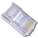 Gembird коннектор RJ45 8P8C (100 шт. в уп) без вставки , кат. 5 е