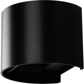Фото 1/4 Светодиодный настенный светильник Tape 2, 6 Вт, черный, ip54, 3000К GW-A310R-6-BL-WW
