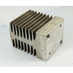 Охладитель (радиатор охлаждения) 100x 80x 70, тип I13, аллюминий, О-232, серый