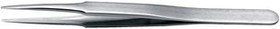 2A.SA.0, Tweezers High Precision Stainless Steel Flat / Round 120mm