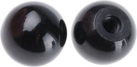 Фото 1/2 Black Ball Clamping Knob, M5, Threaded Hole