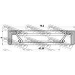 95GAY-65790808C, Сальник привода 65X79X8