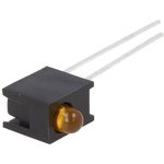 HLMP-1401-D00A1, LED; in housing; yellow; 3mm; No.of diodes: 1; 10mA; 60°; 1.5?2.4V