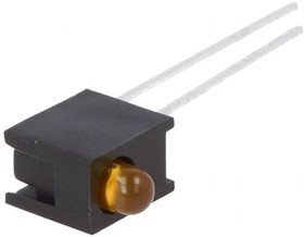 Фото 1/4 HLMP-1401-D00A1, LED; in housing; yellow; 3mm; No.of diodes: 1; 10mA; 60°; 1.5?2.4V