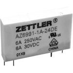 AZ6991-1A-24DE, Sensitive Sub-Mini Relay 24VDC coil SPST-NO
