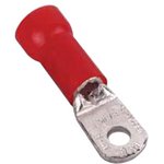 RD167, TERMINAL, RING TONGUE, STUD 8, RED