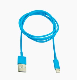 USB lightning Cable для Apple iPhone 5, iPad Mini, iPad OEM, синий, коробка