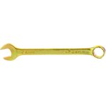 14986, Ключ комбинированный, 24 мм, желтый цинк