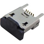 105133-0021, USB Connectors Micro USB B Recp TH w/Flange Vert