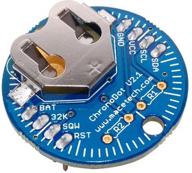 Фото 1/2 MTRTC001, Development Board, ChronoDot, DS3231SN Real Time Clock (RTC) Module, For Arduino