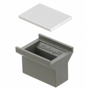 20809-295, Panel handle, Plastic, Grey, HP4