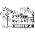 0123-ARL, 0123ARL_тяга стабилизатора заднего левая!\ Toyota Avensis ...