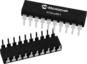 Фото 1/3 ATTINY861A-MU, 8bit AVR Microcontroller, ATtiny861, 20MHz, 8 kB Flash, 32-Pin VQFN