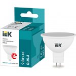 LLE-MR16-9-230-40-GU5, Лампа LED MR16 софит 9Вт 230В 4000К GU5.3 IEK