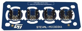 Фото 1/4 STEVAL-MIC003V1, Audio IC Development Tools Microphone coupon board based on the IMP34DT05 digital MEMS