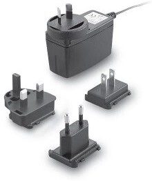 TRG10R090-12E03-Level-VI, Wall Mount AC Adapters Switching Adapter, Level VI, Wallmount, 10 Watt, 90-264VAC Input, 9VDC Output, 5.5x2.5x12mm