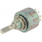 MB00L1NZQD, Rotary Switches DP 5 POS SOLDER 14