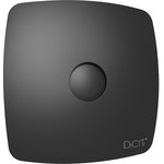 RIO 4C Matt black, Вентилятор осевой вытяжной D 98, декоративный 90-06889
